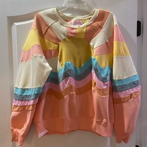 Simply Southern Peach Sweatshirt